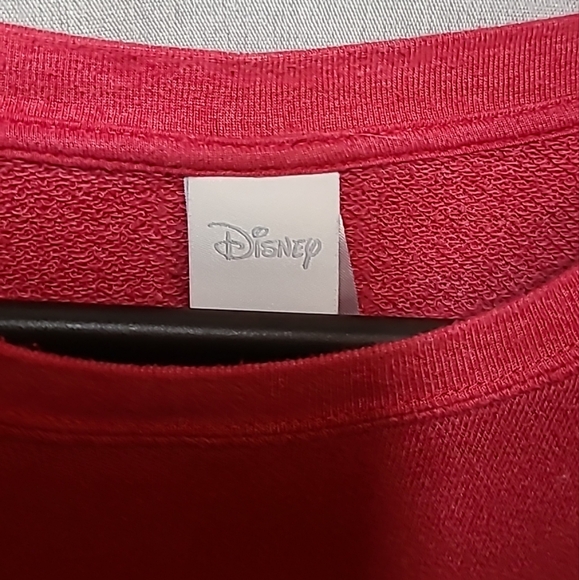 Disney Mickey Mouse Club Emotions Red Sweatshirt Sweater Juniors XL - Picture 5 of 8